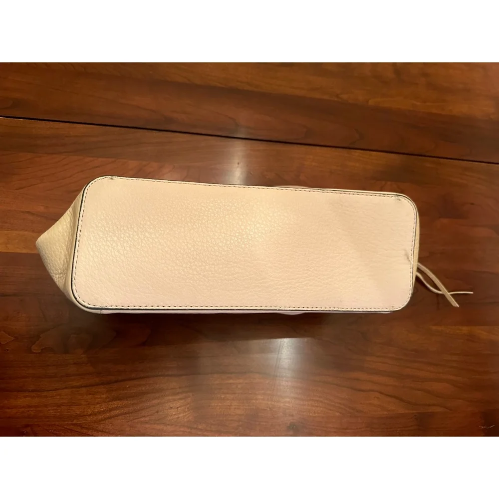 Vince Camuto Leather pink, tan and peach toned purse with removable strap